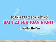 Bài 9.23 SGK Toán 6 tập 2 Kết nối tri thức